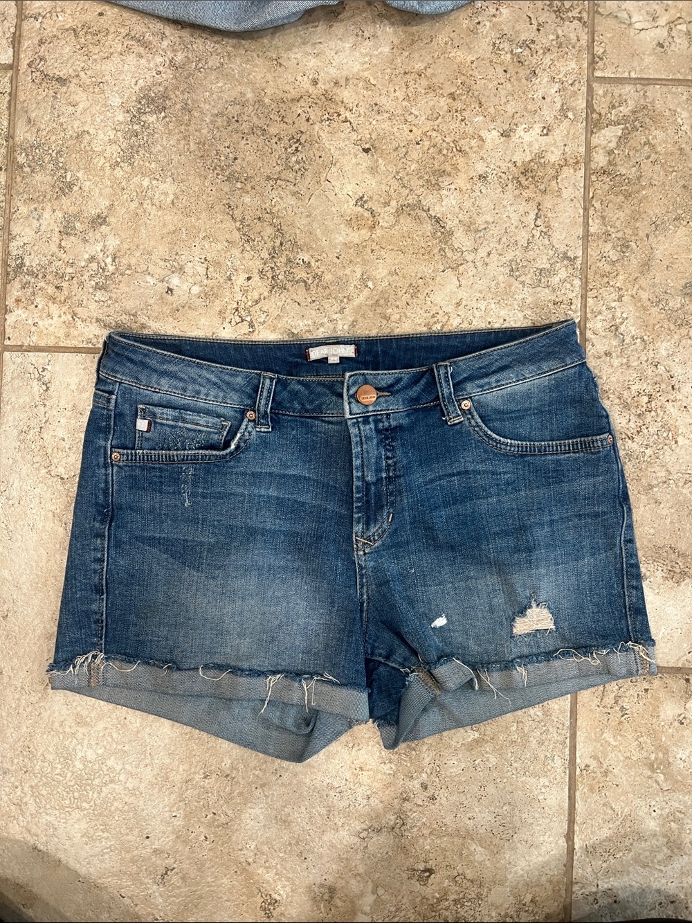 Dear John Women’s Denim Cuffed Shorts